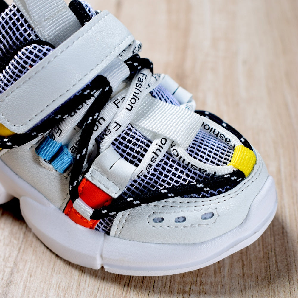 Children’s  Boys MeshLace Up Breathable Sneakers