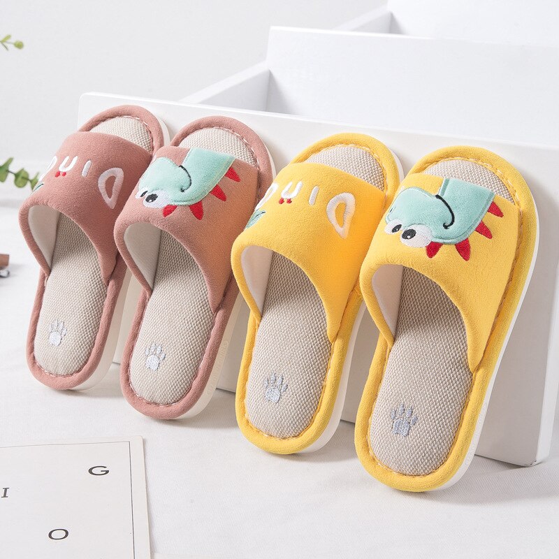 Children’s Boys Girls Breathable Indoor Home Anti Slip Flip Flops