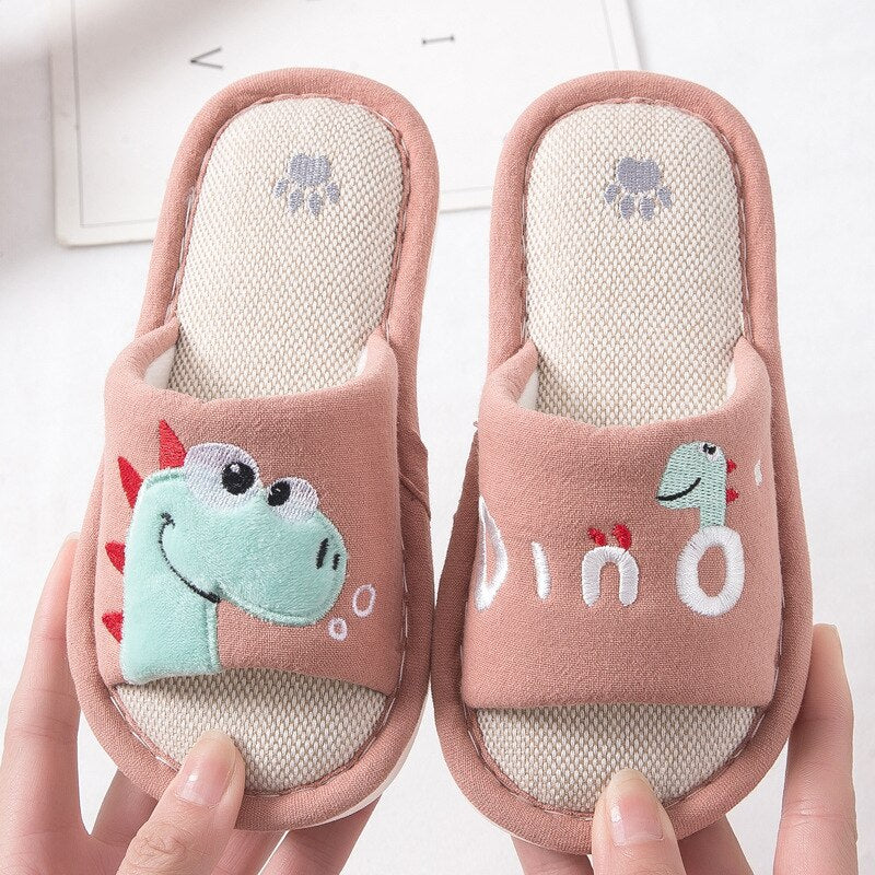 Children’s Boys Girls Breathable Indoor Home Anti Slip Flip Flops