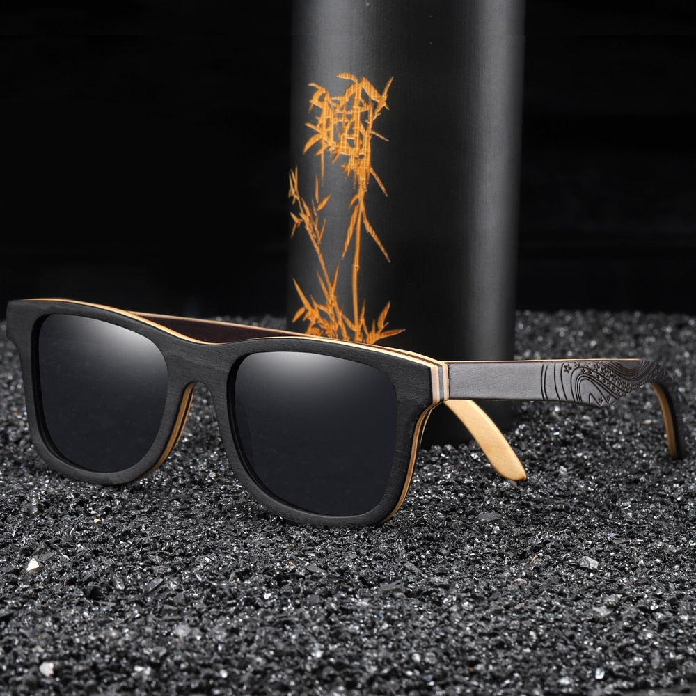 Unisex Luxury Polarized Bamboo Wood Sunglasses