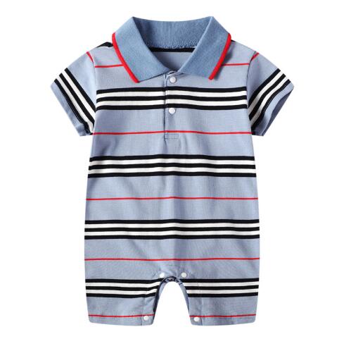 Children’s Boys Spring Summer  Cotton Short Sleeve Romper