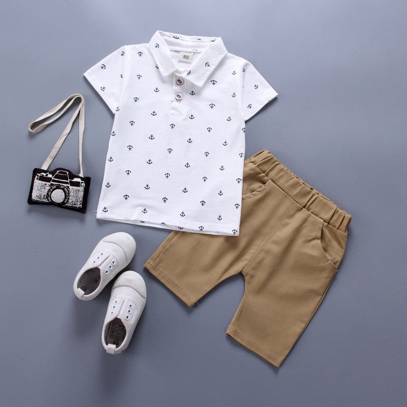Children’s Boys Summer T-Shirt +Shorts Outfit Set