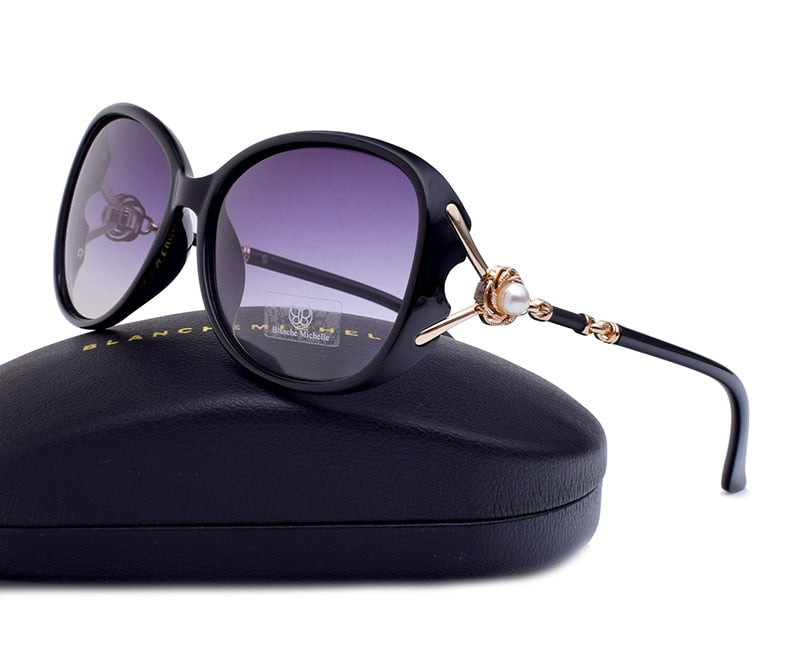 Women’s Blanche Michelle Polarized Gradient Sunglasses/Pearl Oculus