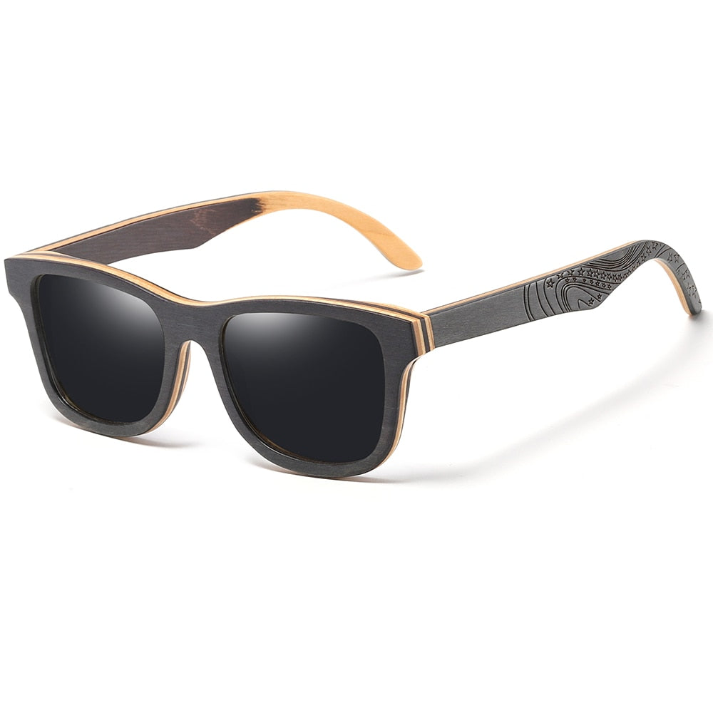 Unisex Luxury Polarized Bamboo Wood Sunglasses