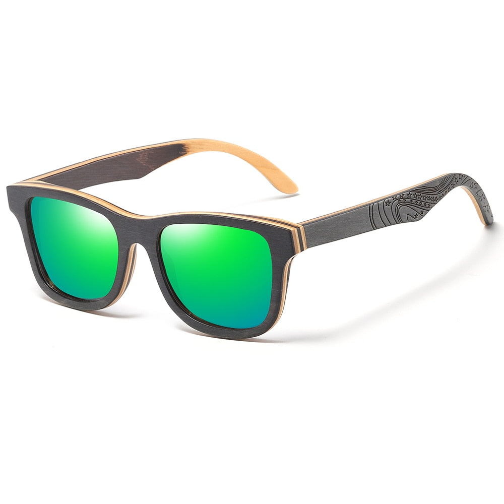 Unisex Luxury Polarized Bamboo Wood Sunglasses