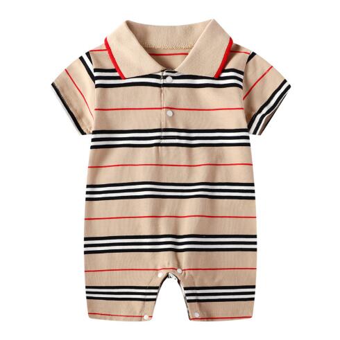 Children’s Boys Spring Summer  Cotton Short Sleeve Romper