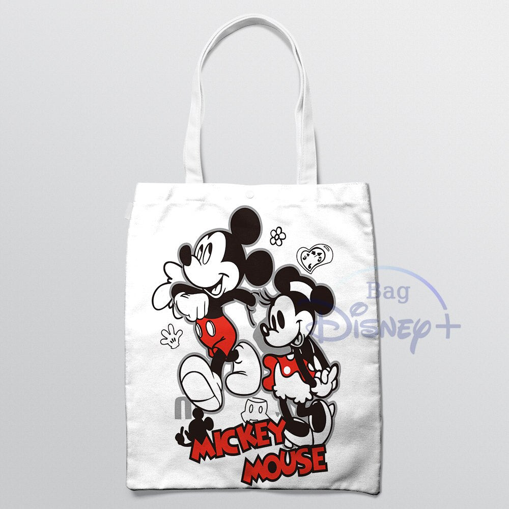 Women’s Mickey & Friends Canvas Shoulder Tote Bag