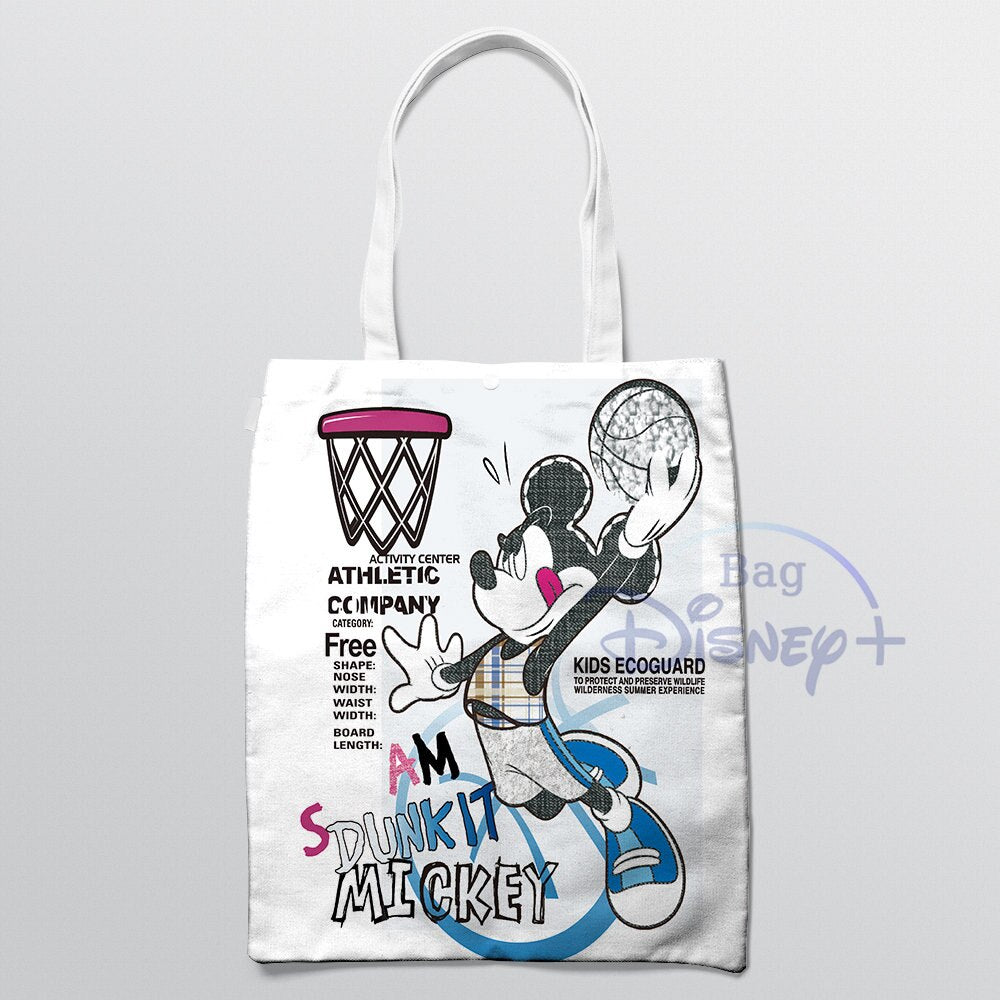 Women’s Mickey & Friends Canvas Shoulder Tote Bag