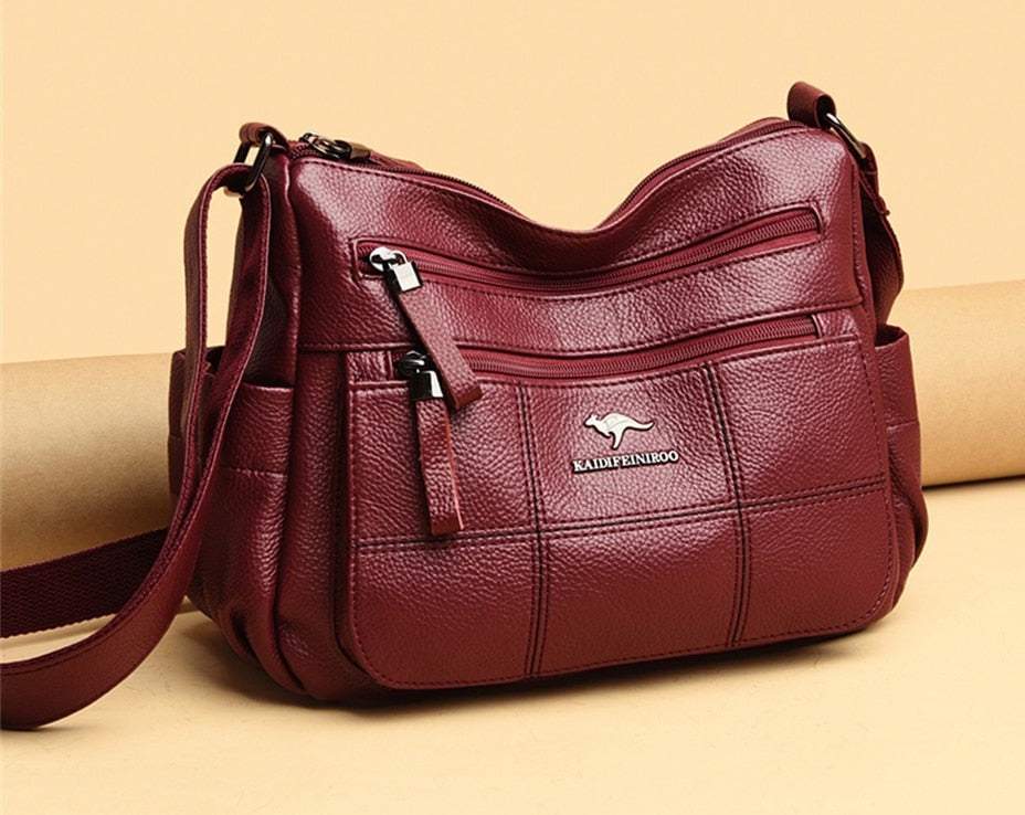Women’s  Designer High Quality Leather Crossbody Shoulder Bag