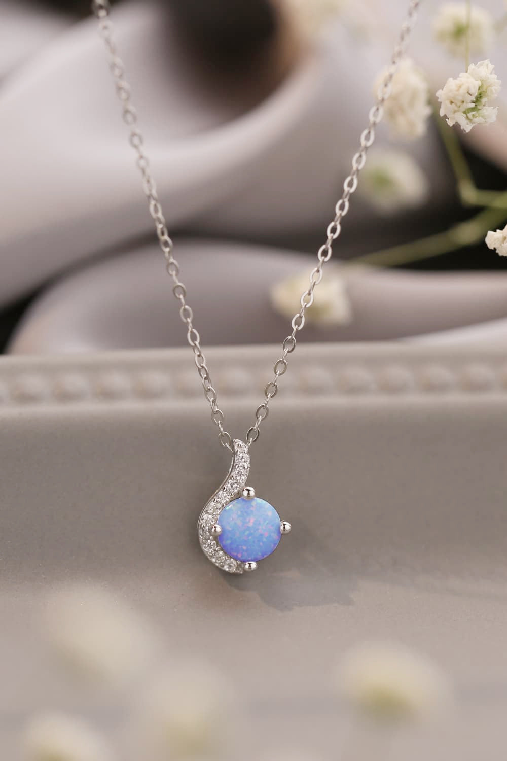 Women’s Sweet Beginnings Opal Pendant Necklace