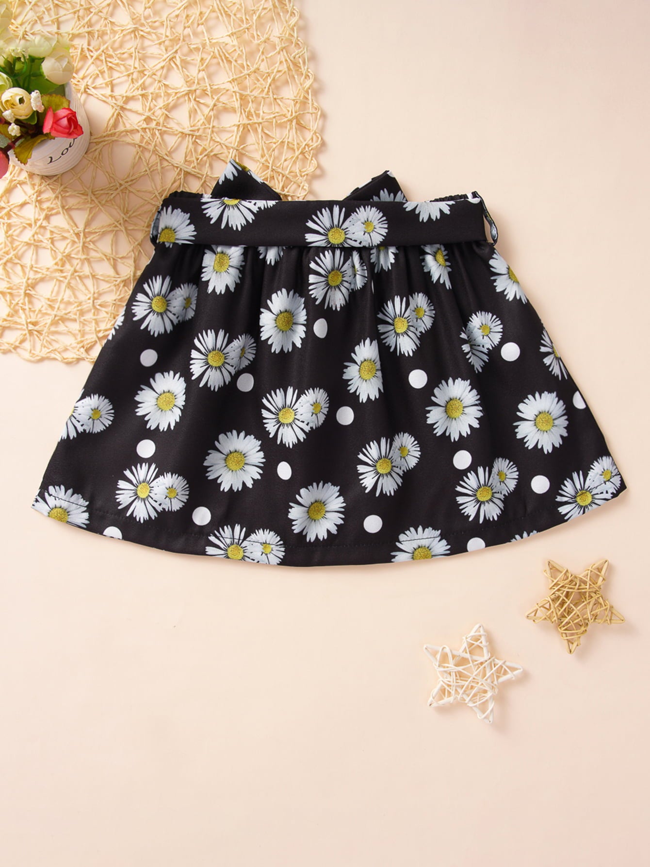 Children’s Girls Bow Front Buttoned Skirt