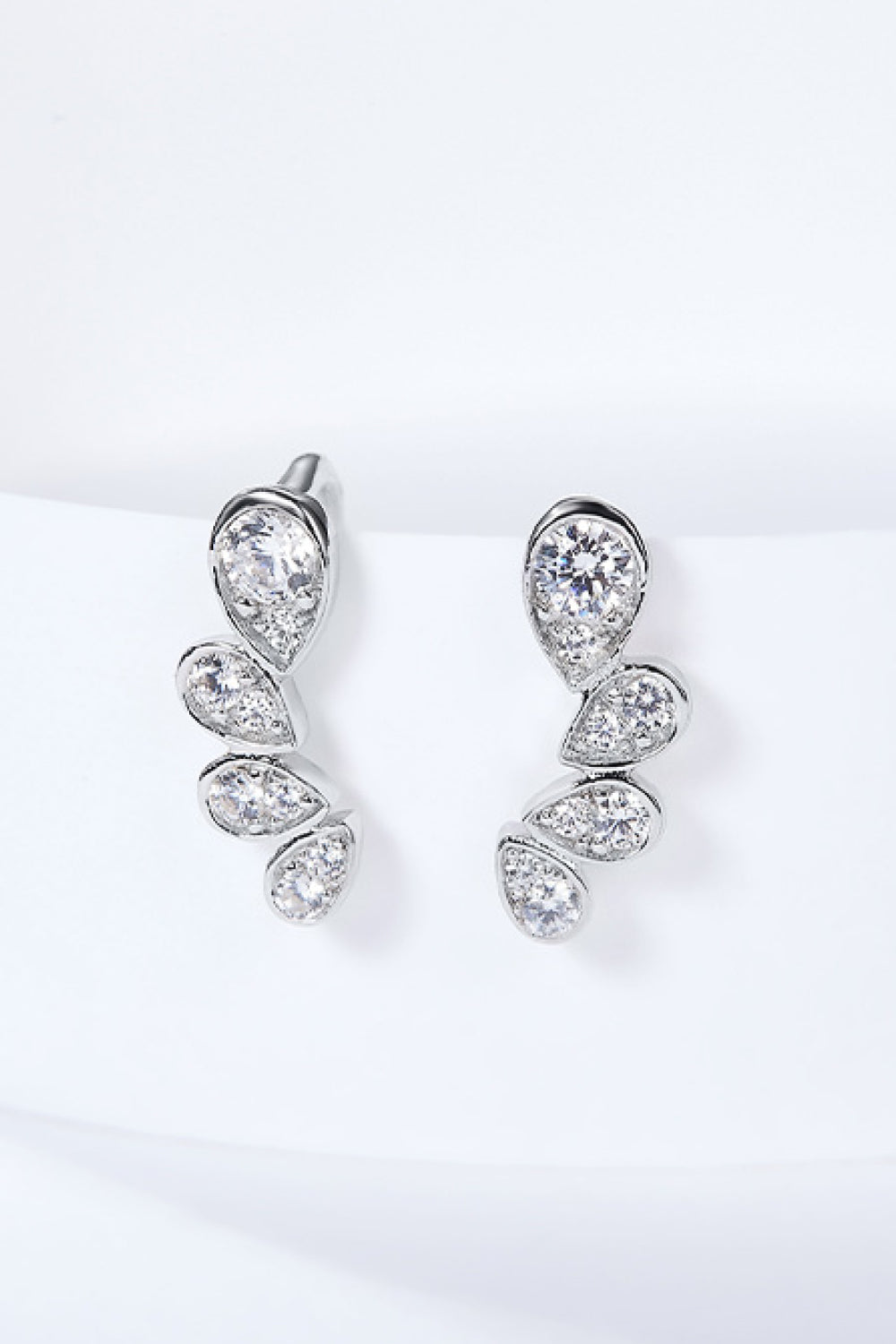 Women’s Pear Shape Moissanite Earrings