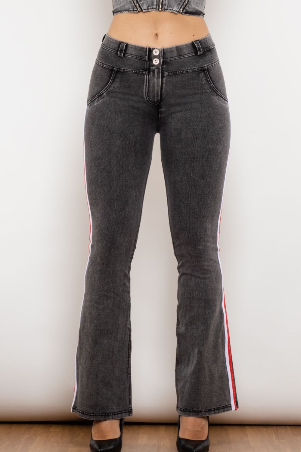 Women’s Side Stripe Bootcut Jeans