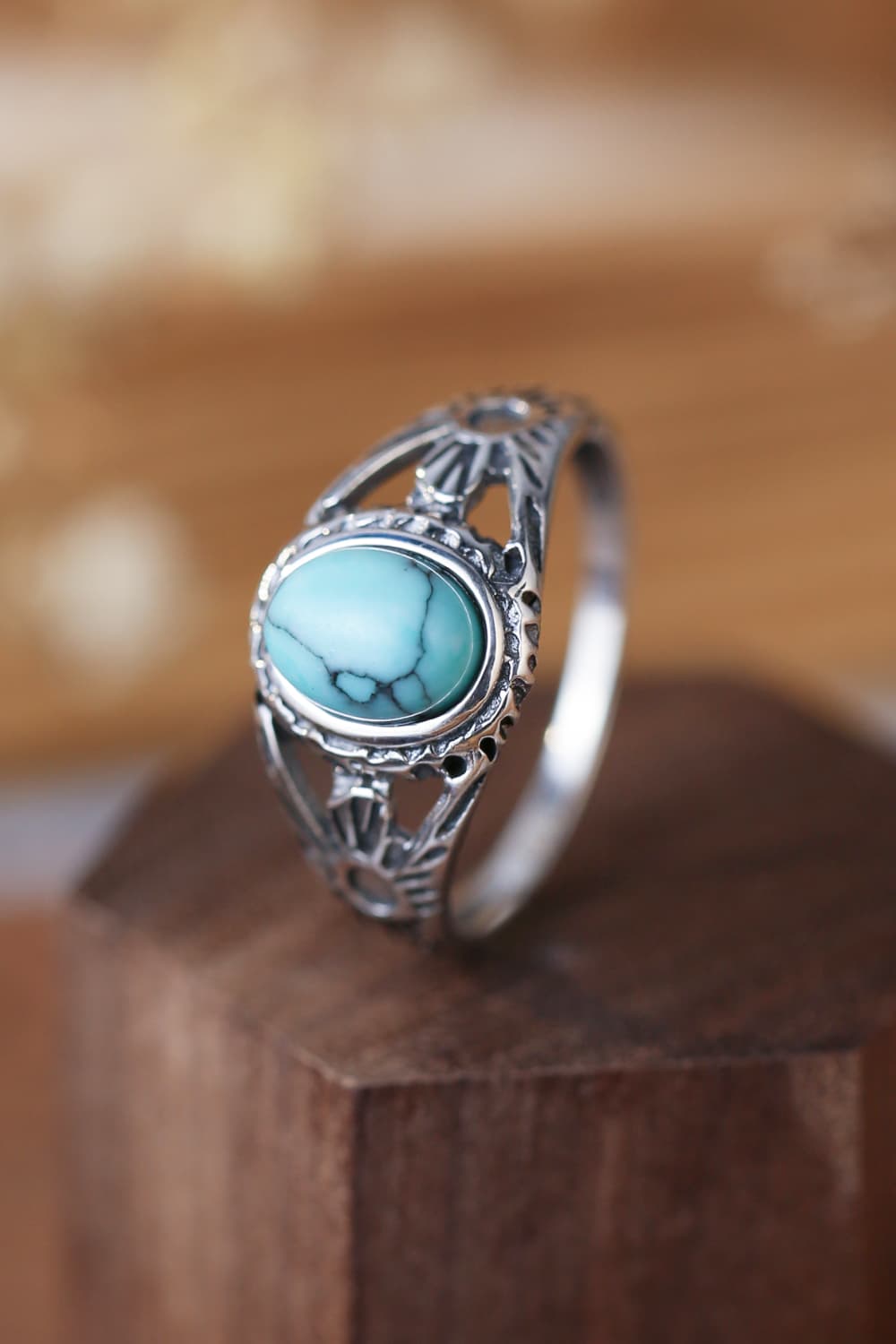 Women’s Turquoise 925 Sterling Silver Ring