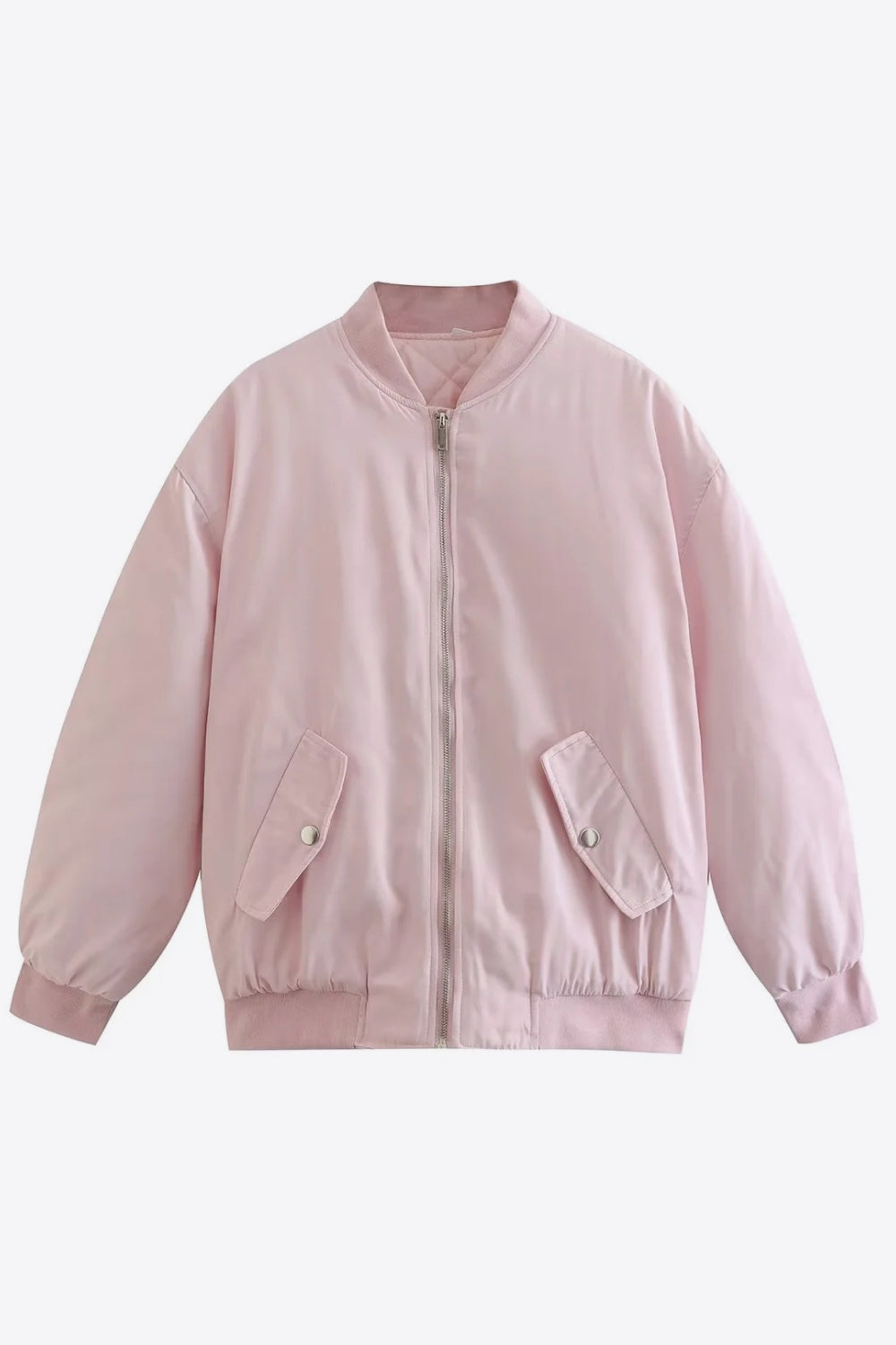Women’s Baseball Collar Zip-Up Jacket