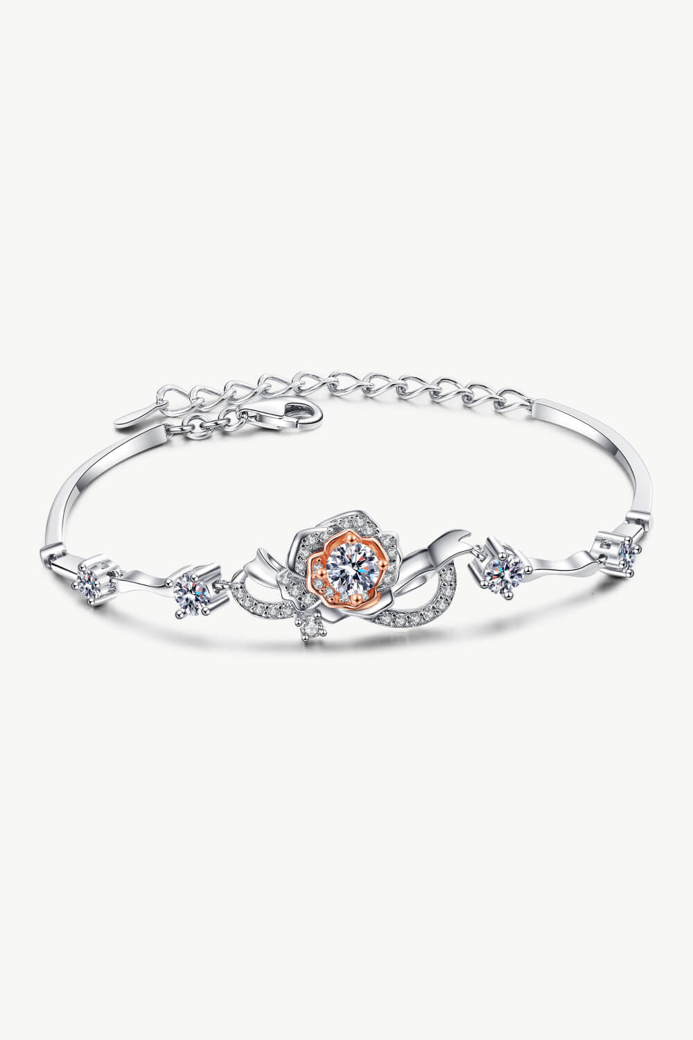 Women’s 925 Sterling Silver Moissanite Bracelet