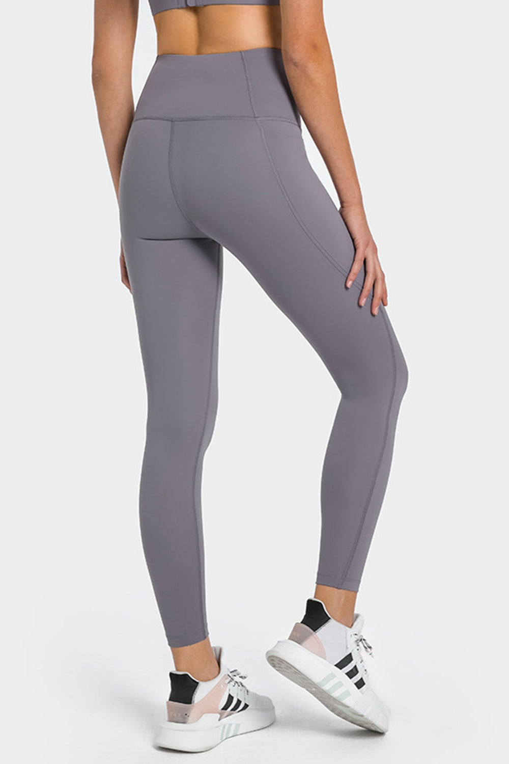 Women’s High Waist Ankle-Length Yoga Leggings with Pockets