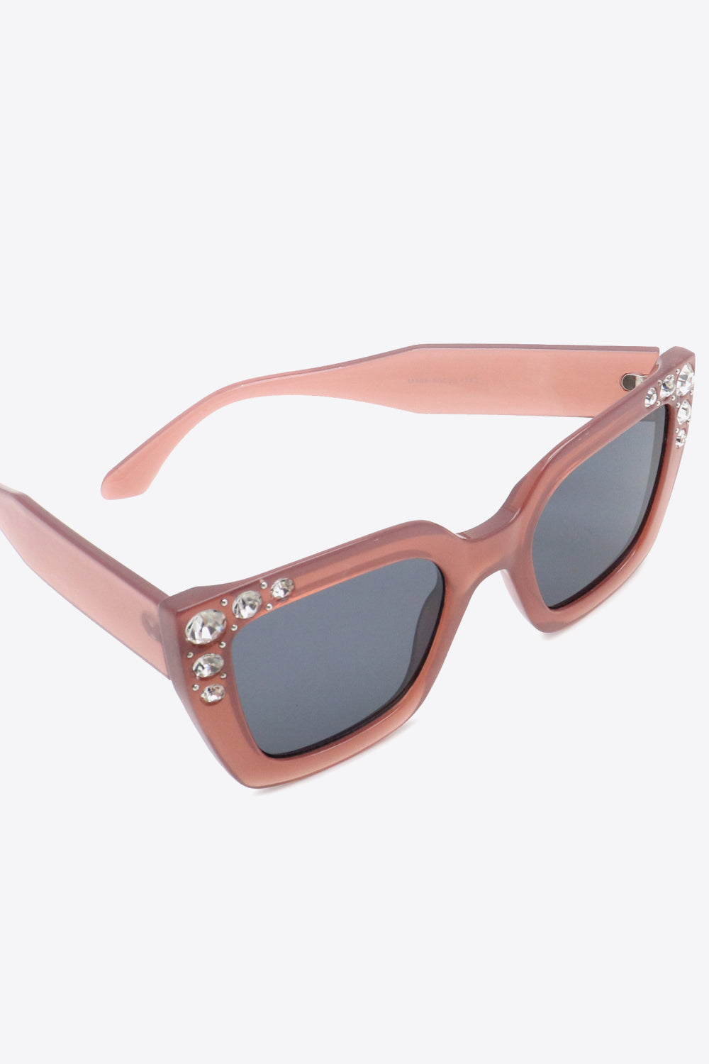 Women’s Inlaid Rhinestone Polycarbonate Sunglasses