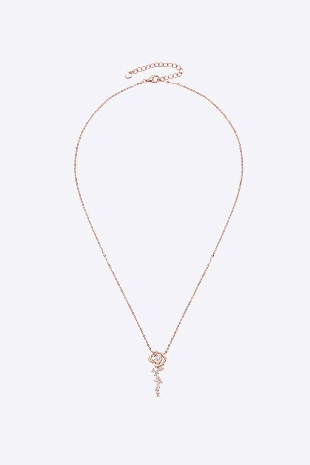 Women’s 925 Sterling Silver 18K Rose Gold-Plated Pendant Necklace