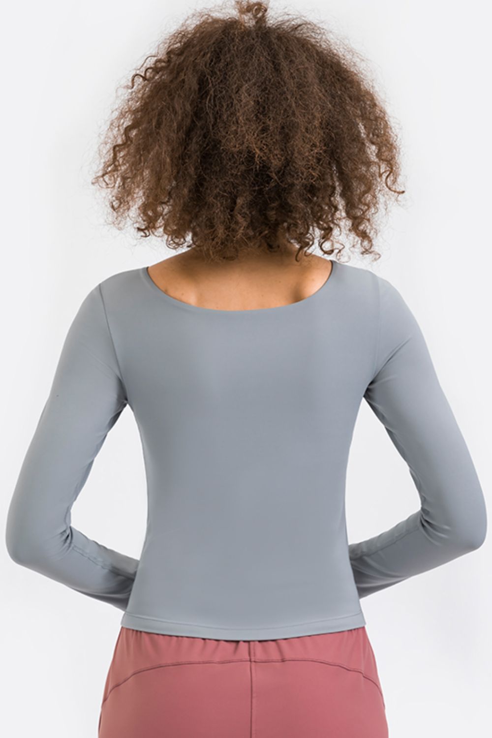 Women’s Feel Like Skin Highly Stretchy Long Sleeve Sports Top