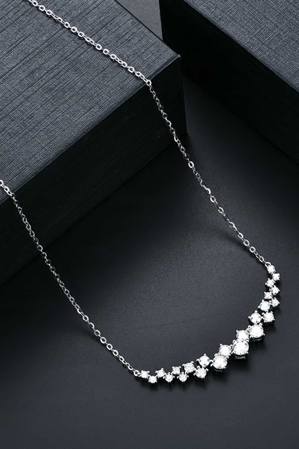 Women’s 1.64 Carat Moissanite 925 Sterling Silver Necklace