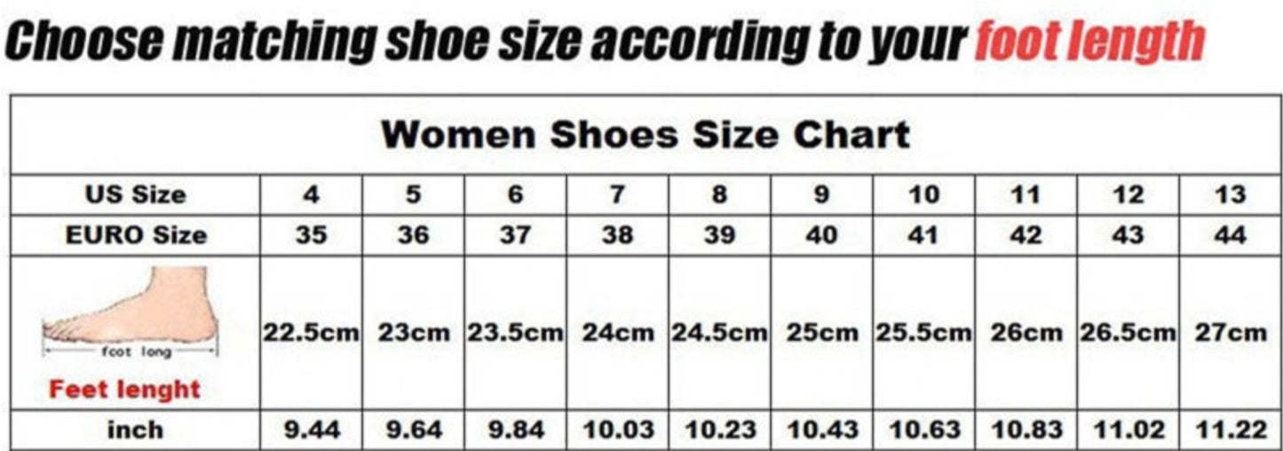 Women’s Round Toe Fashion Rhinestone Soft  Platform Sandals Size 5-10