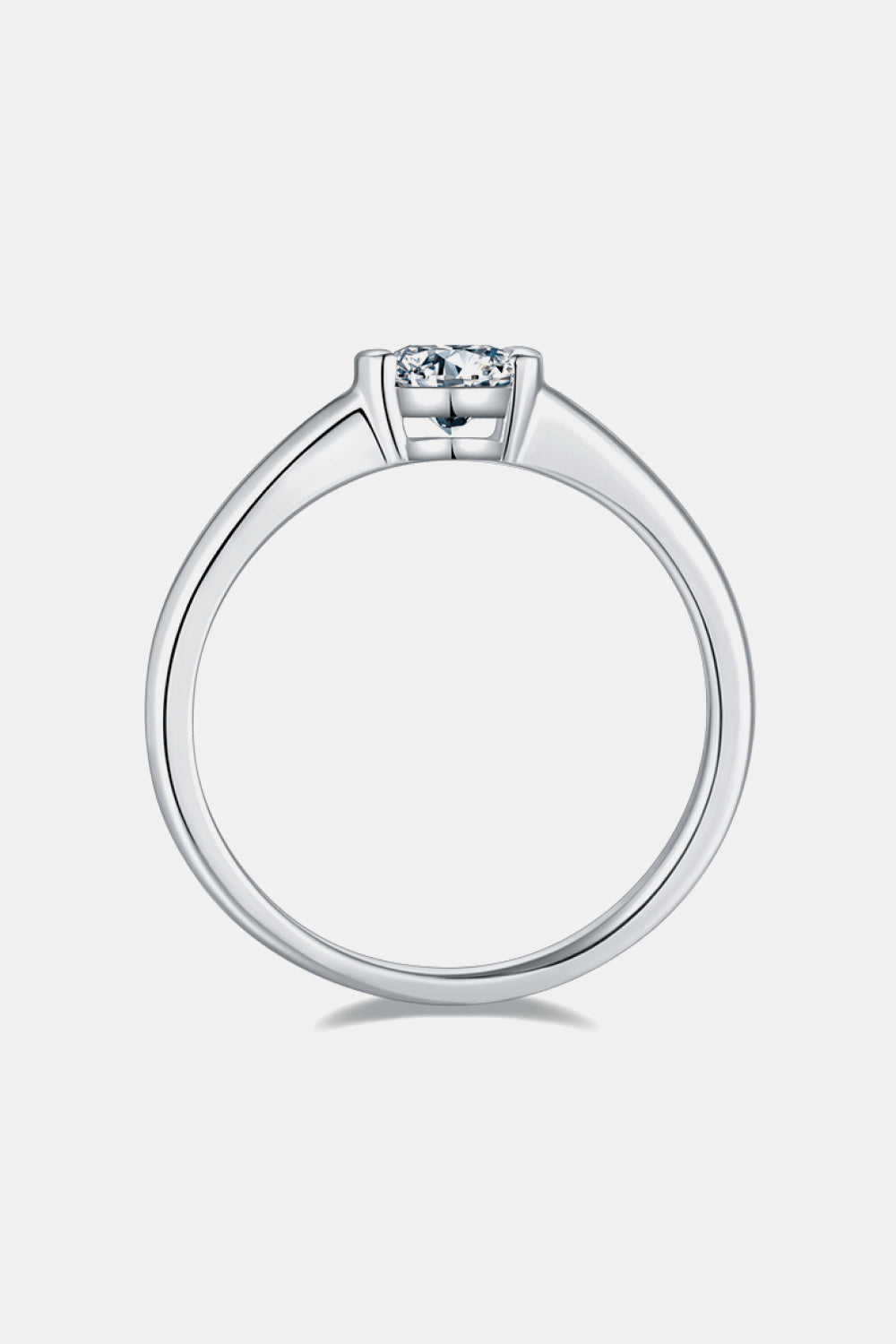 Women’s Moissanite 925 Sterling Silver Solitaire Ring