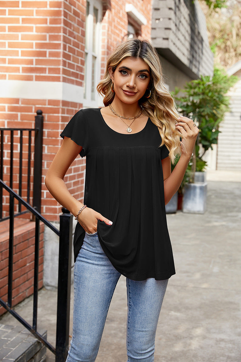 Women’s Round Neck Short Sleeve Tee