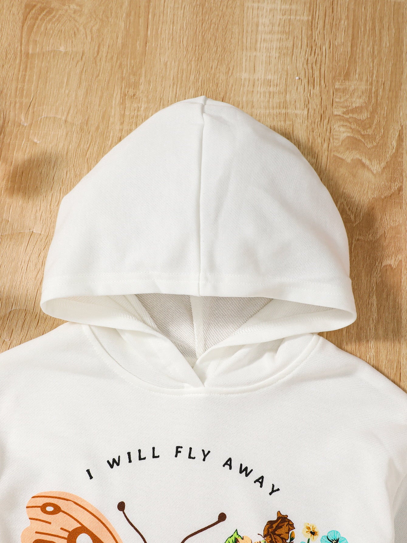 Children’s Girls I WILL FLY AWAY Graphic Hoodie and Joggers Set