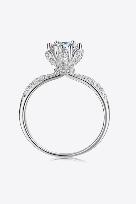 Women’s 1 Carat Moissanite 6-Prong Ring