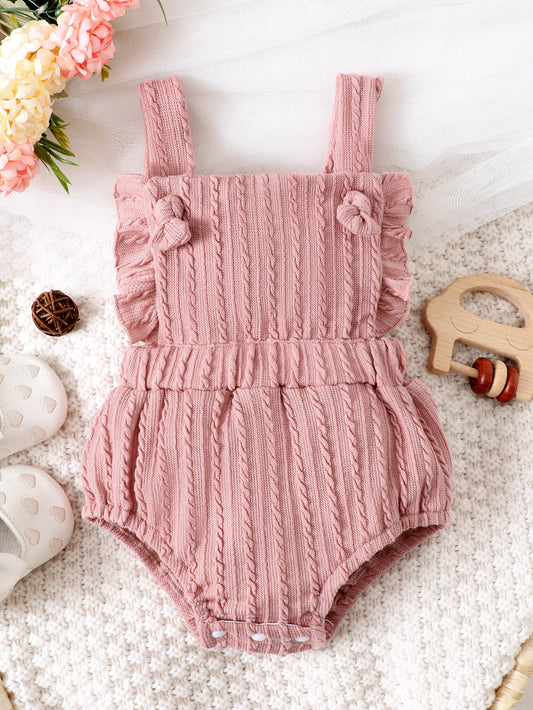 Children’s Girls Textured Ruffled Bodysuit