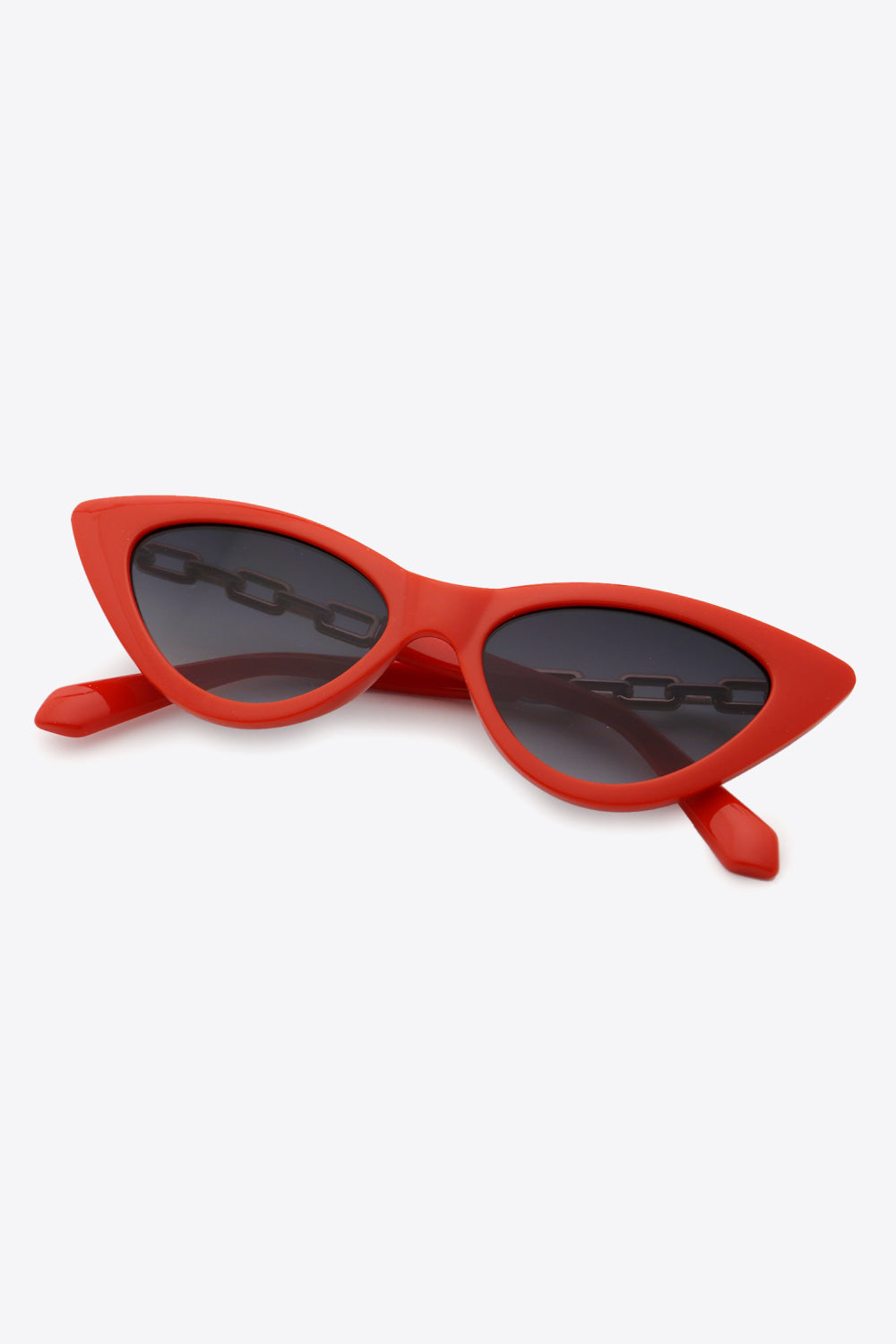 Women’s Chain Detail Cat-Eye Sunglasses