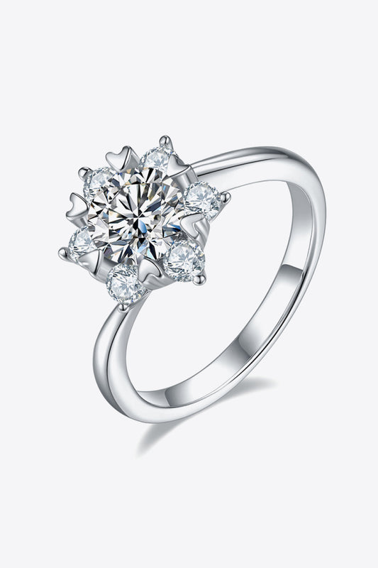 Women’s  1 Carat Moissanite Zircon Ring