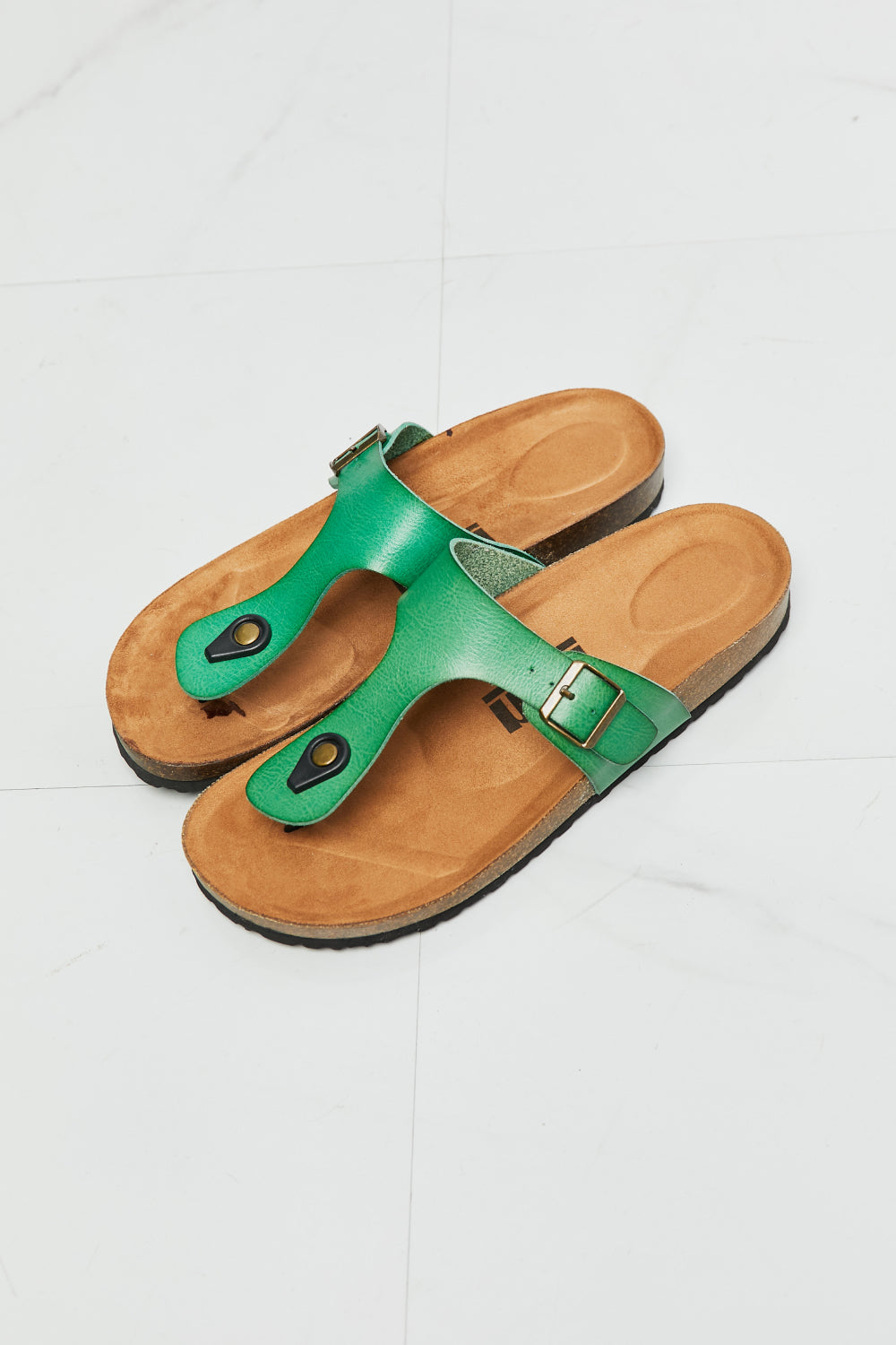 Women’s MMShoes Drift Away T-Strap Flip-Flop in Green
