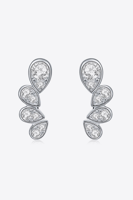 Women’s Pear Shape Moissanite Earrings