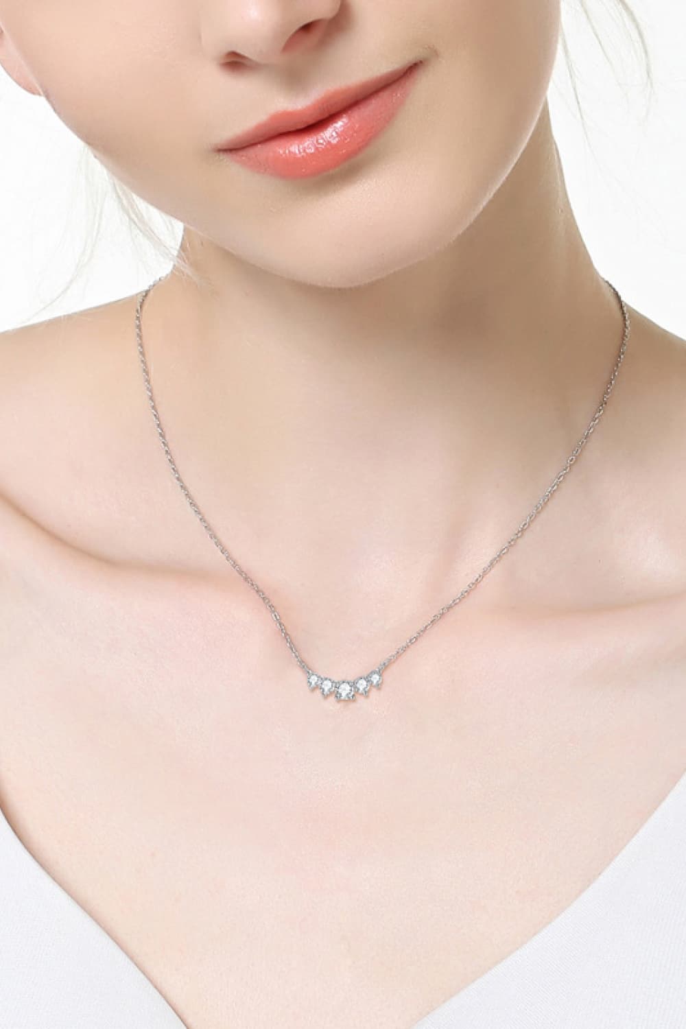 Women’s Moissanite Pendant Necklace