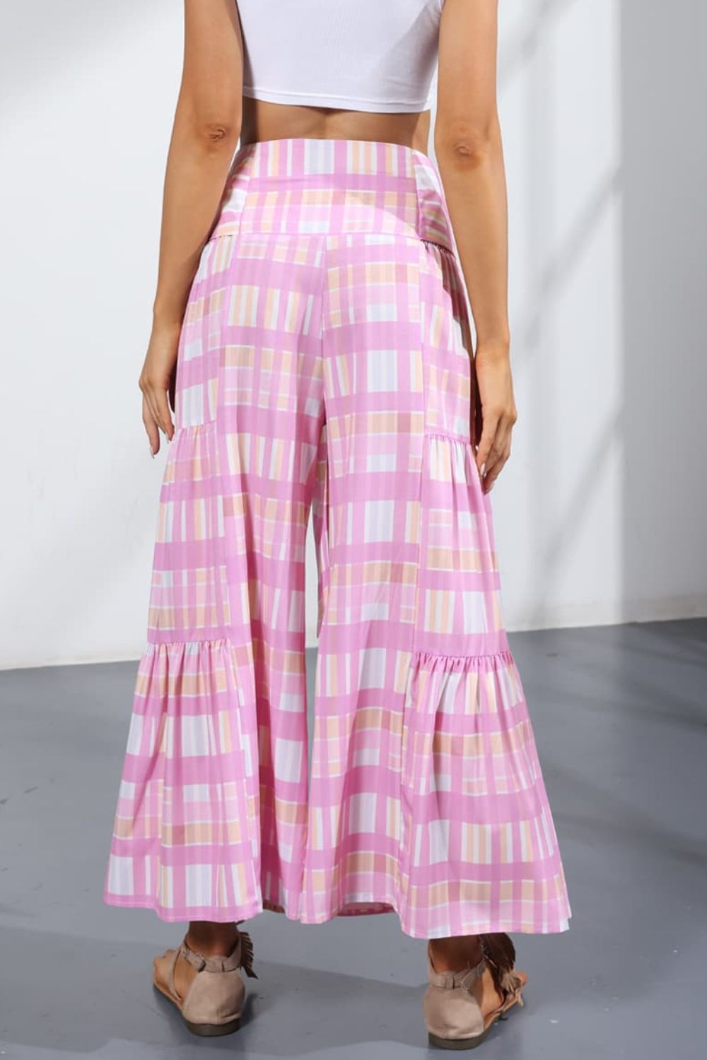 Women’s Printed Tie-Front Culottes