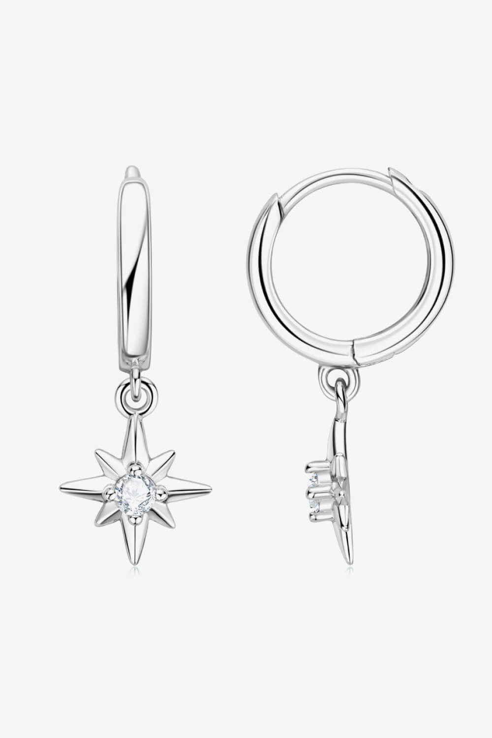 Women’s Moissanite Star Drop Earrings