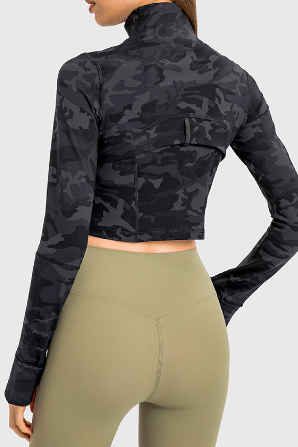 Women’s Zip Front Cropped Sports Jacket