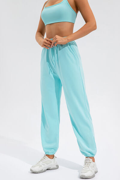 Women’s Drawstring Active Pants with Pockets