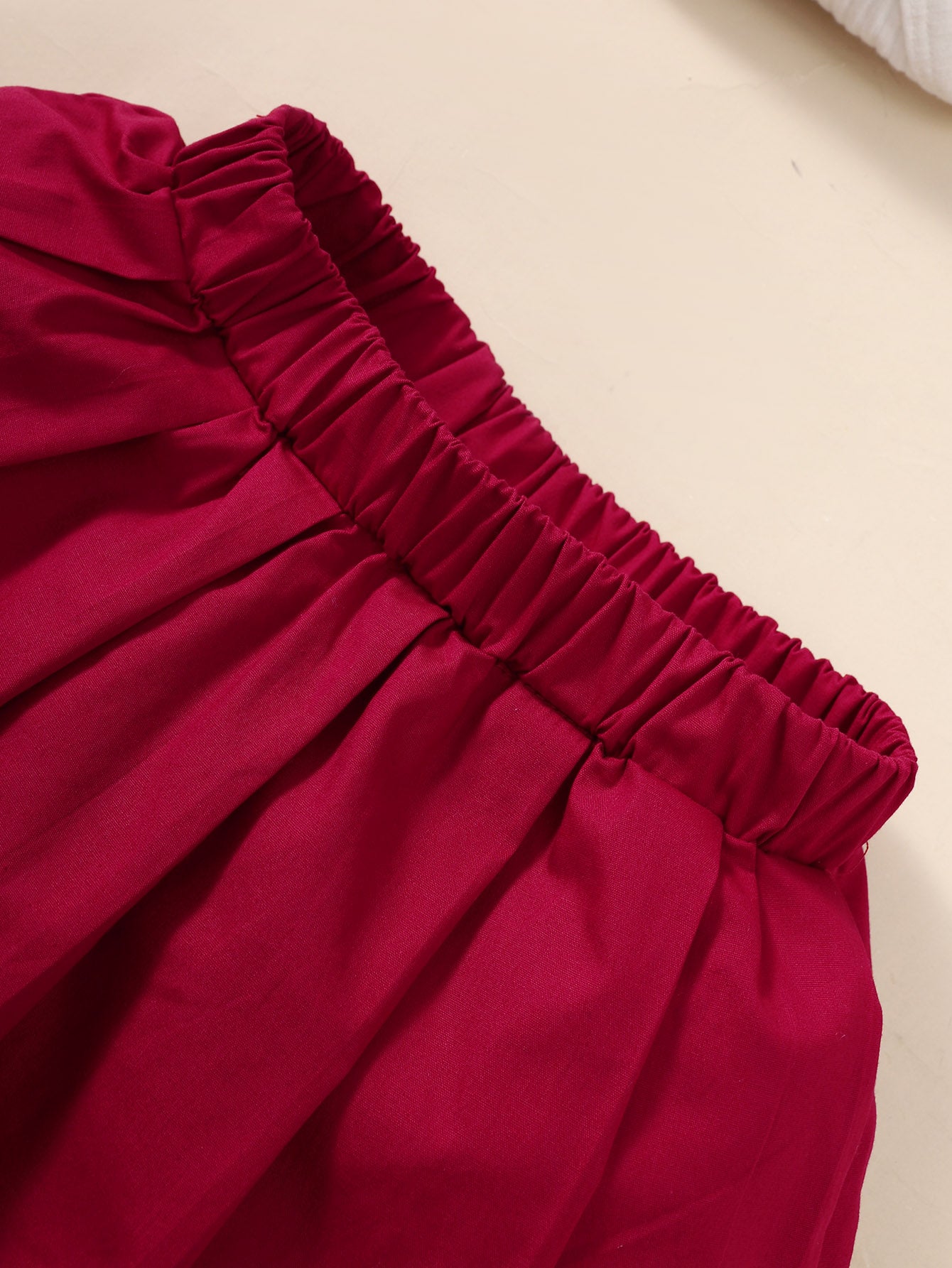 Children’s Girls Ribbed Bodysuit and Pleated Skirt Set