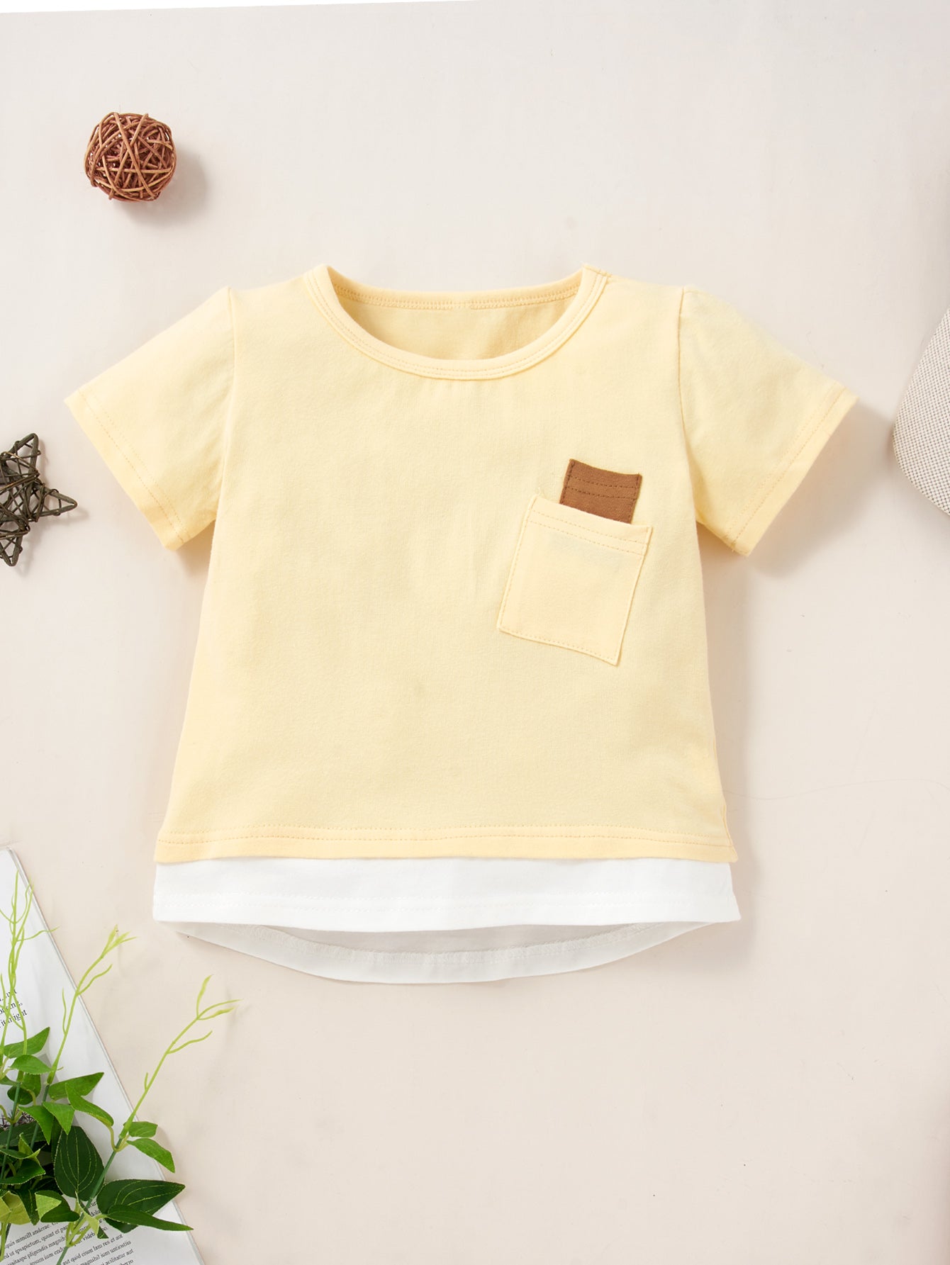 Children’s Boys Girls Round Neck Short Sleeve T-Shirt and Shorts Set