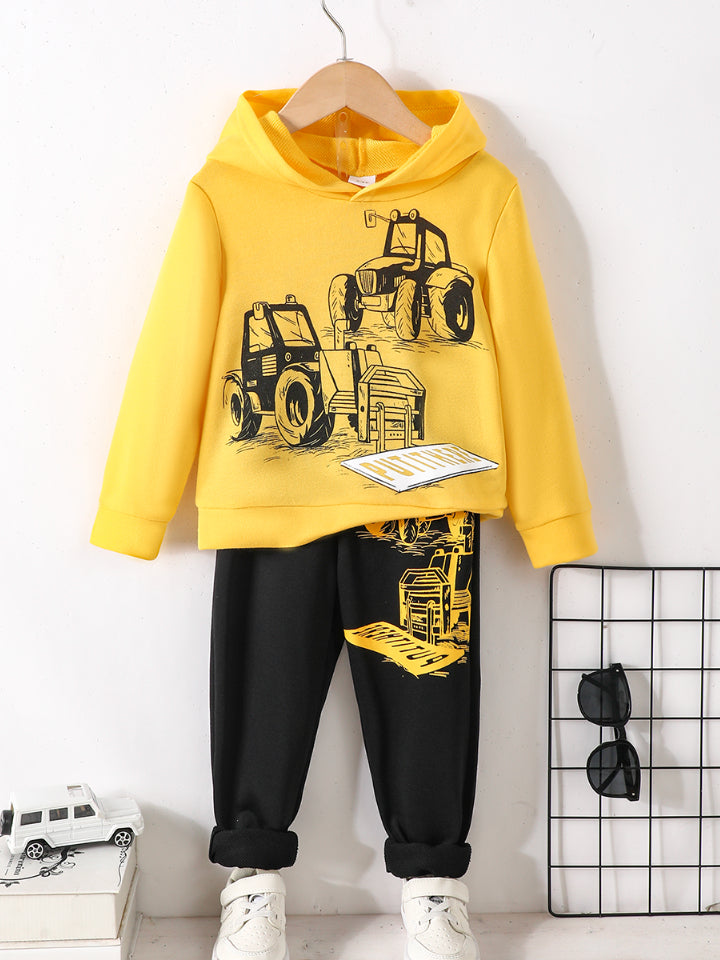 Children’s Boys Graphic Hoodie and Pants Set