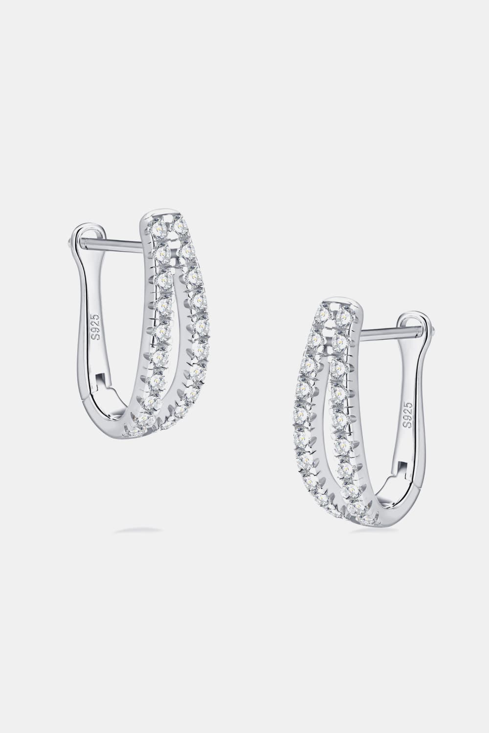 Women’s Moissanite 925 Sterling Silver Earrings