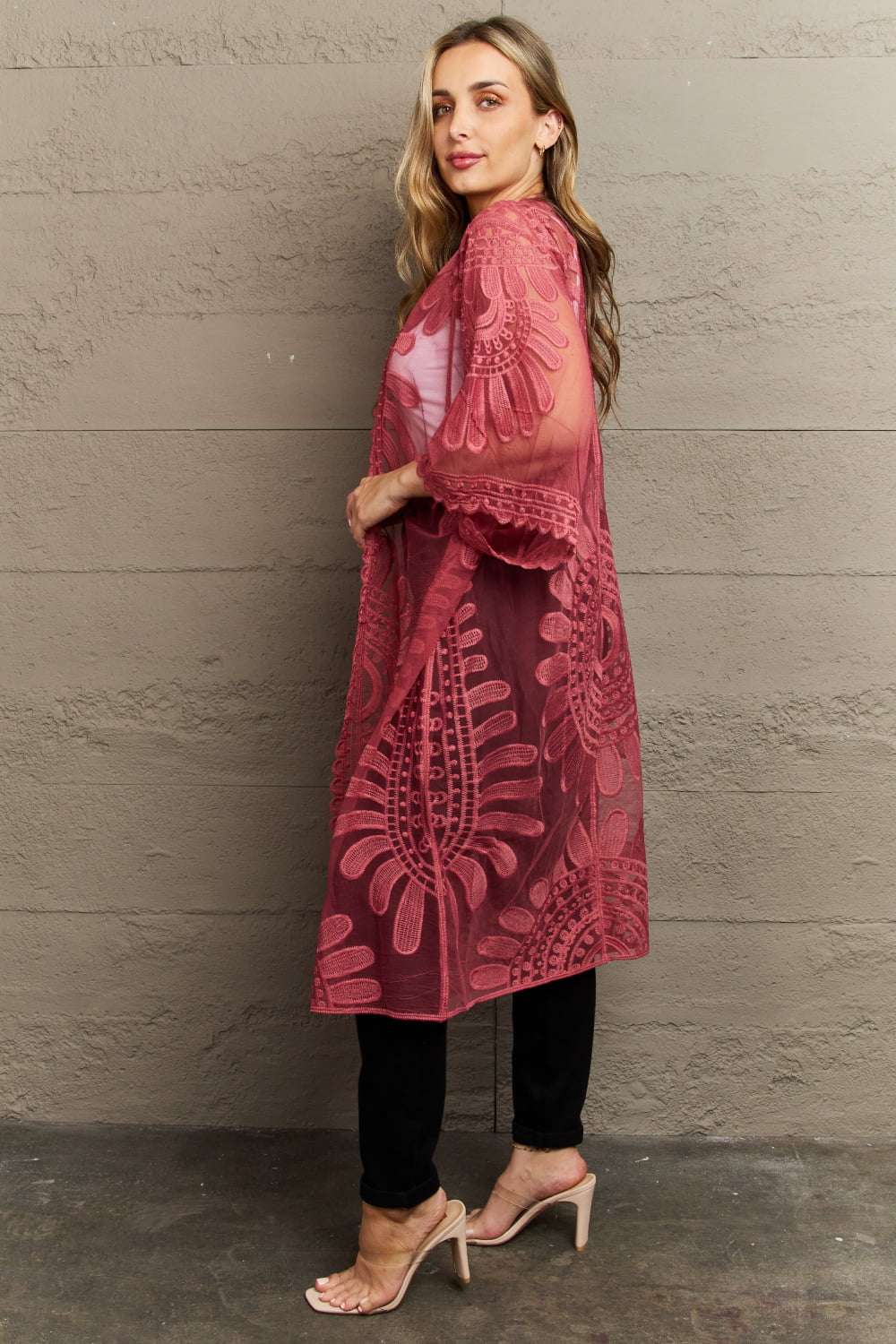 Women’s Justin Taylor Legacy Lace Duster Kimono