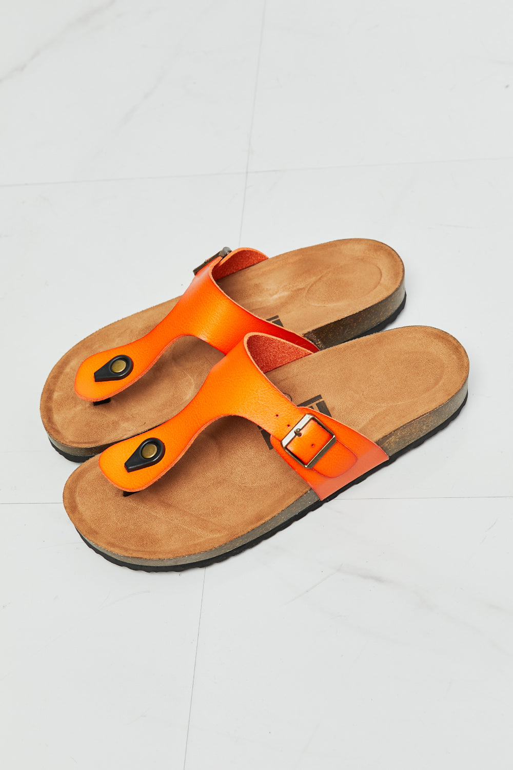 Women’s MMShoes Drift Away T-Strap Flip-Flop in Orange