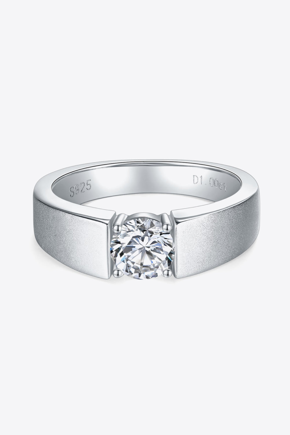 Women’s 925 Sterling Silver I Carat Moissanite Ring