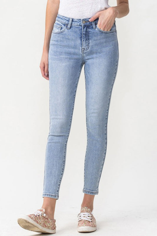 Women’s Lovervet Full Size Talia High Rise Crop Skinny Jeans