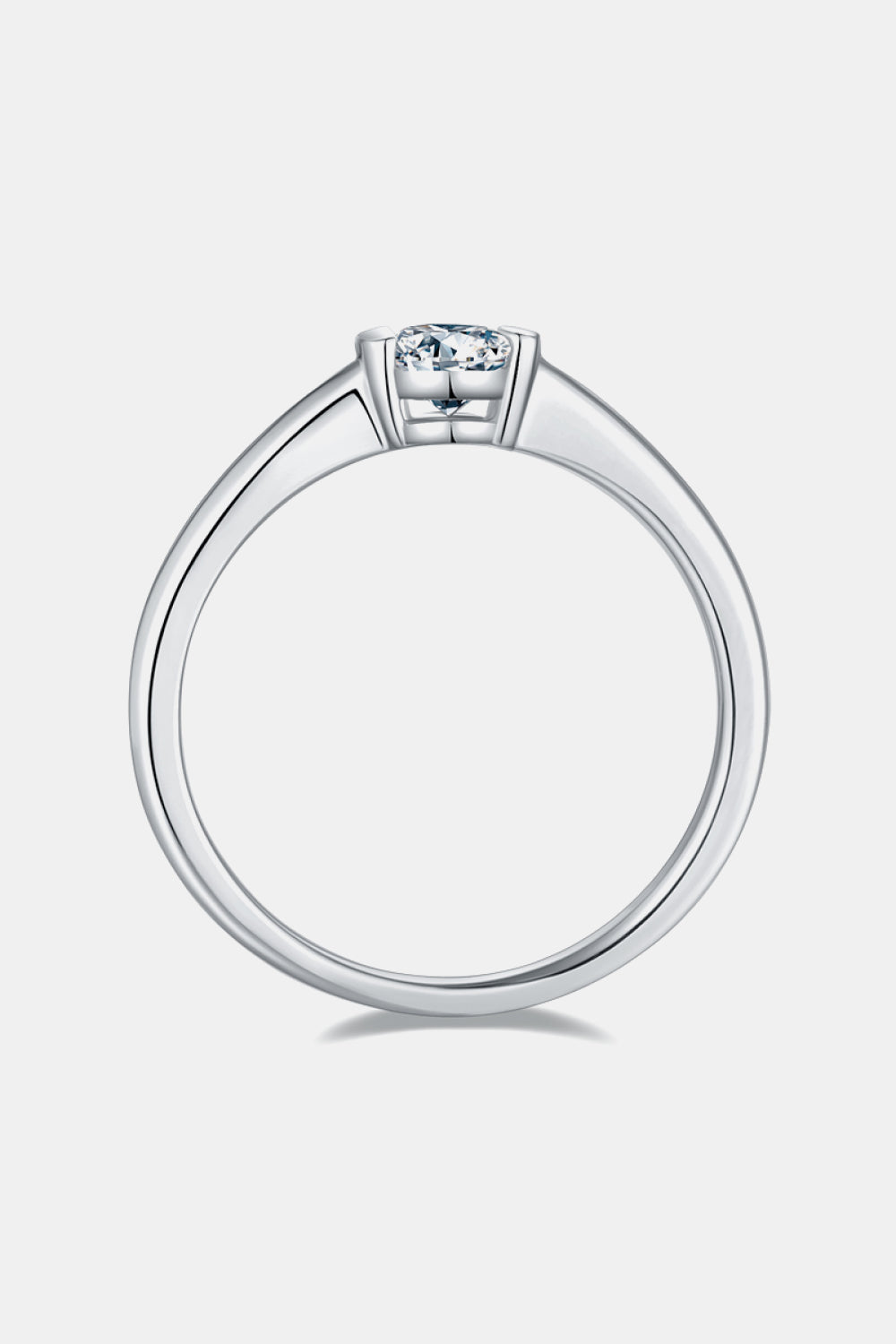 Women’s Moissanite 925 Sterling Silver Solitaire Ring