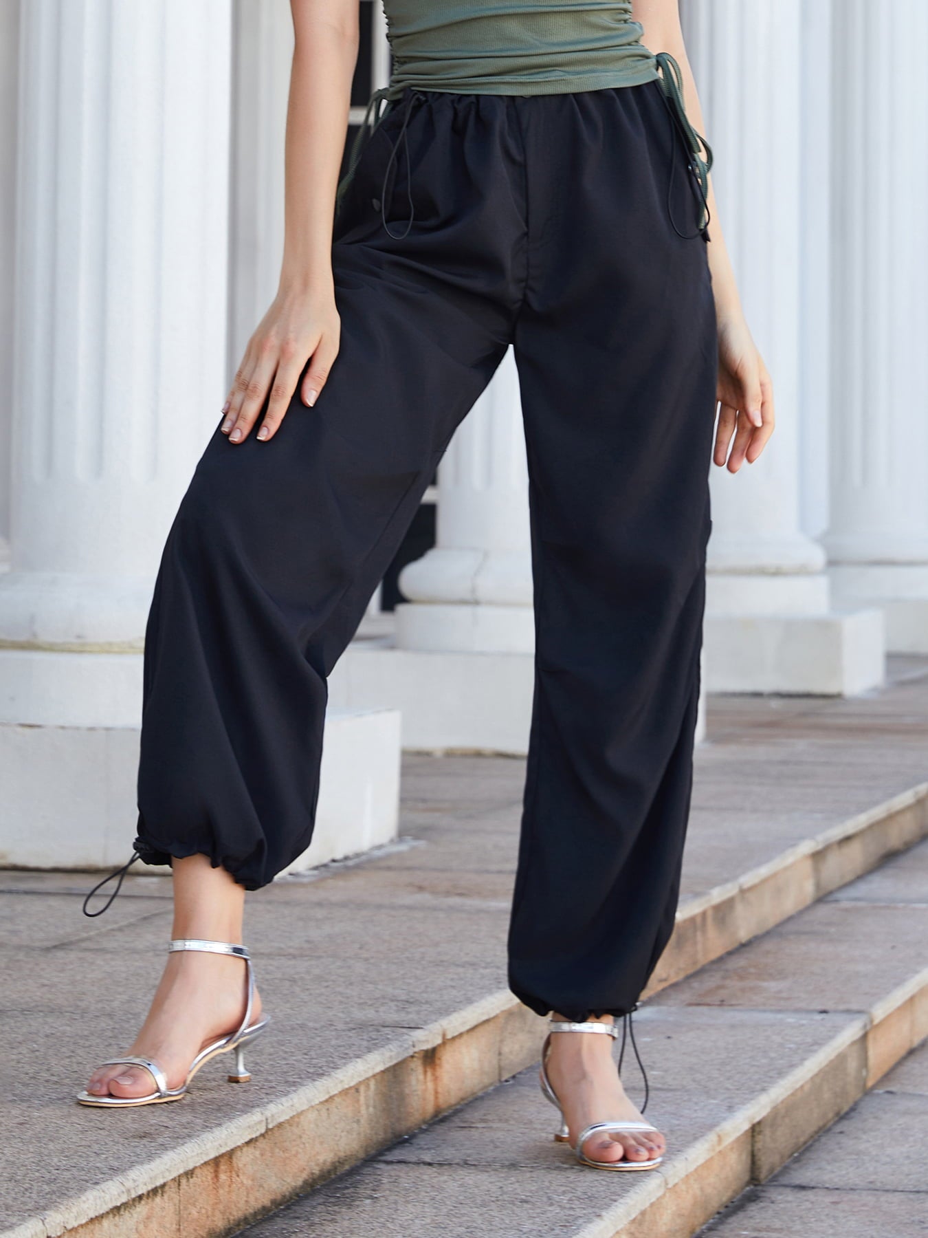 Women’s Drawstring Pants with Pockets